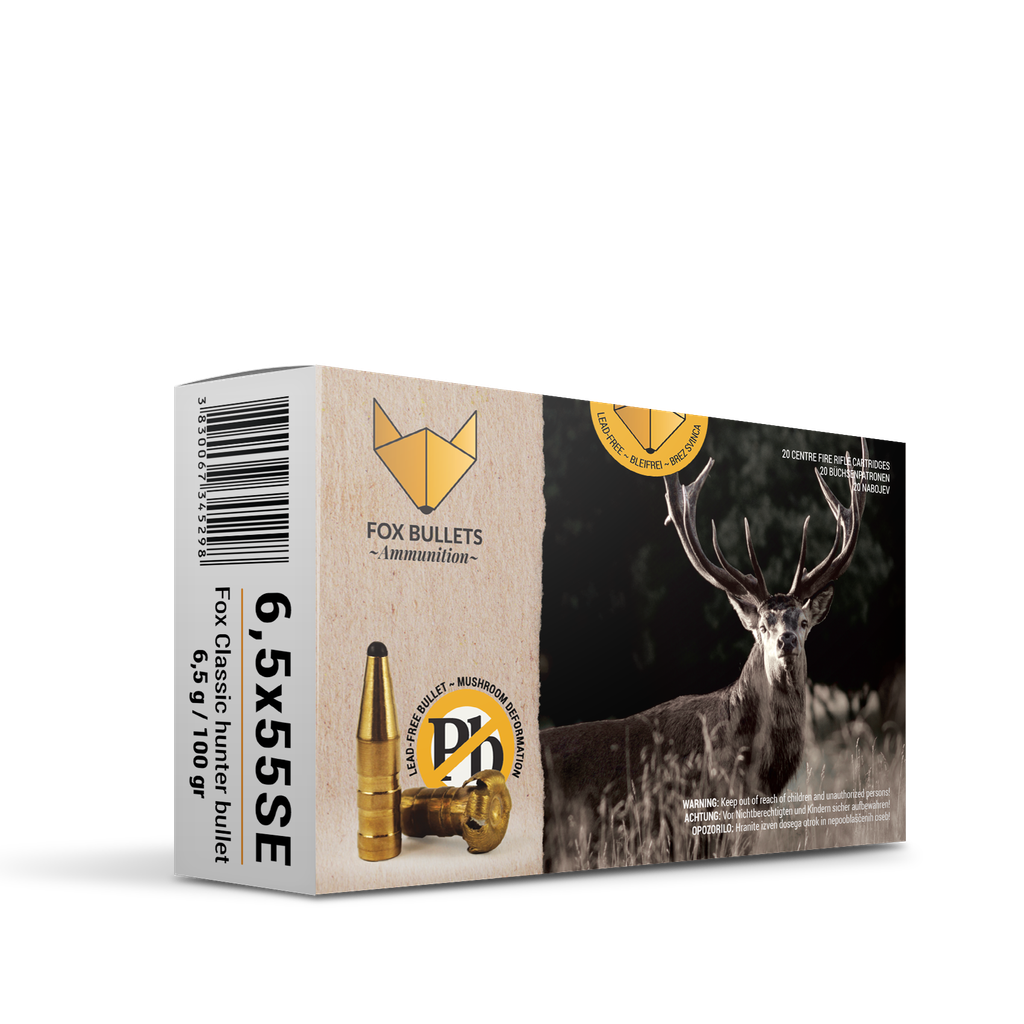 Fox Classic Hunter 6.5x55 SE 100gr