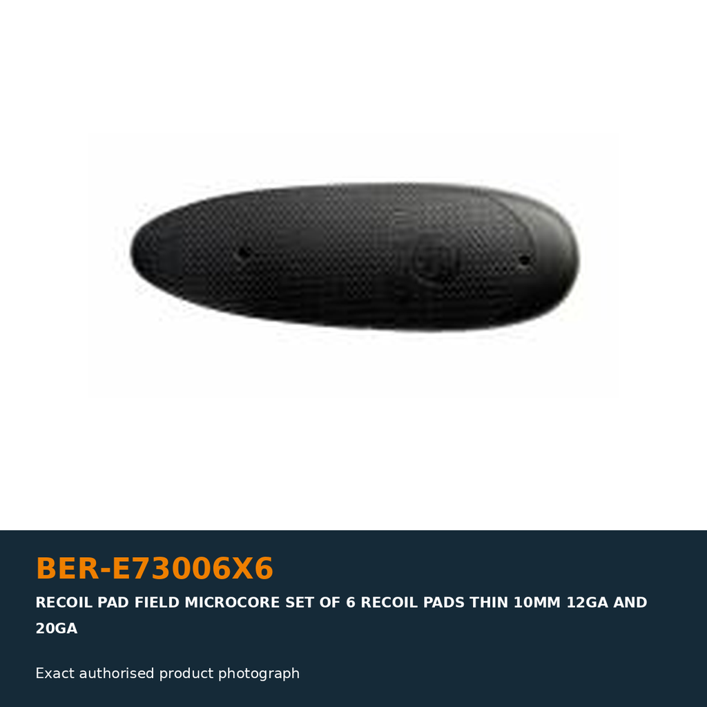 Beretta 688 MicroCore Field Recoil Pads 10mm (Pack of 6)