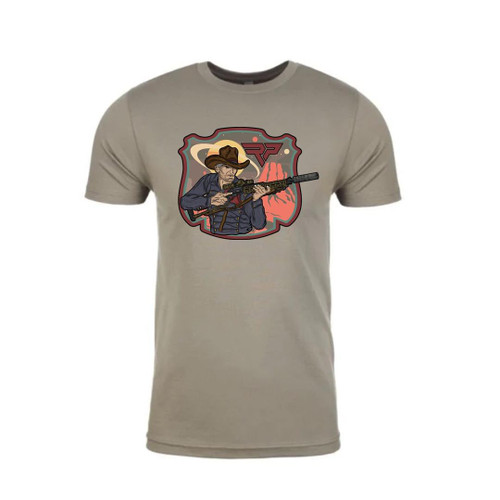RPP Space Cowboy Cotton Blend T-shirt — Warm Gray