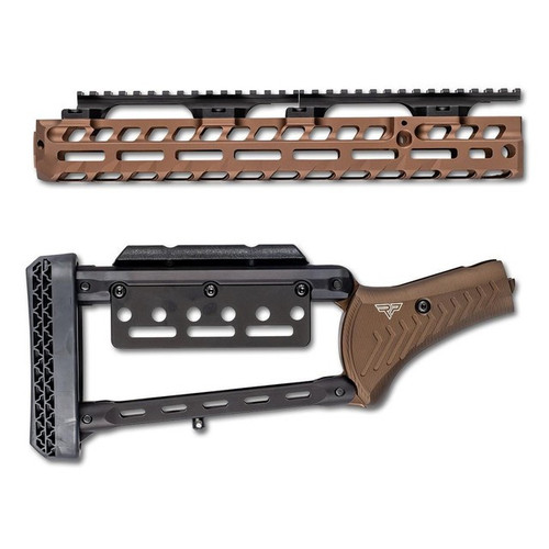 RPP MAS Rossi 95 Pistol Grip Lever 1913 Receiver Rail Stock Set (Root Beer)