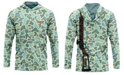 RPP UV Protective Sun Long Sleeve Hoodie — Blue Camo