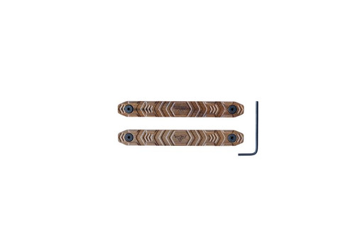 RPP Walnut M-LOK Handguard Rail Covers Dual-Slot Sets — Made in USA
