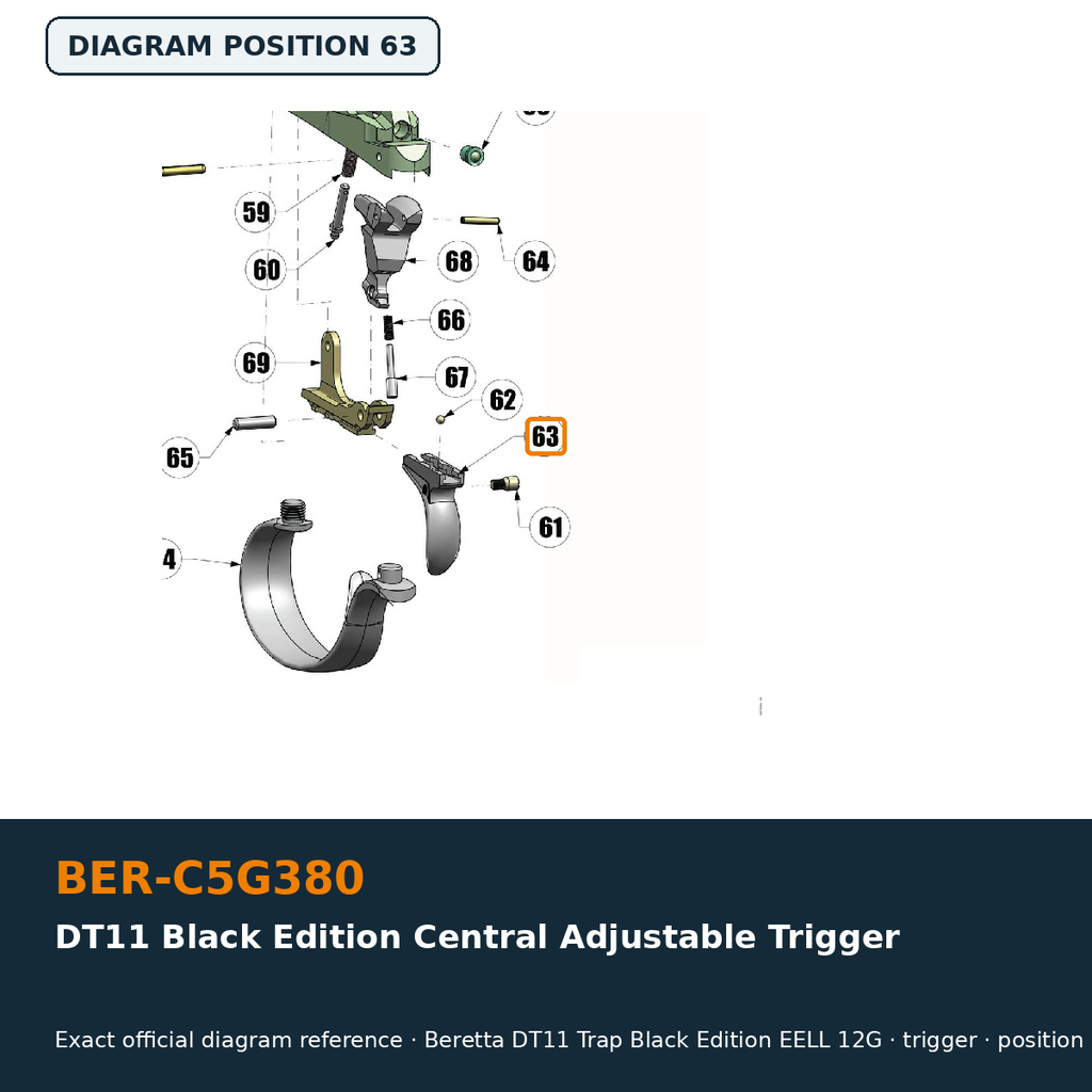 Beretta DT11 Black Edition Central Adjustable Trigger
