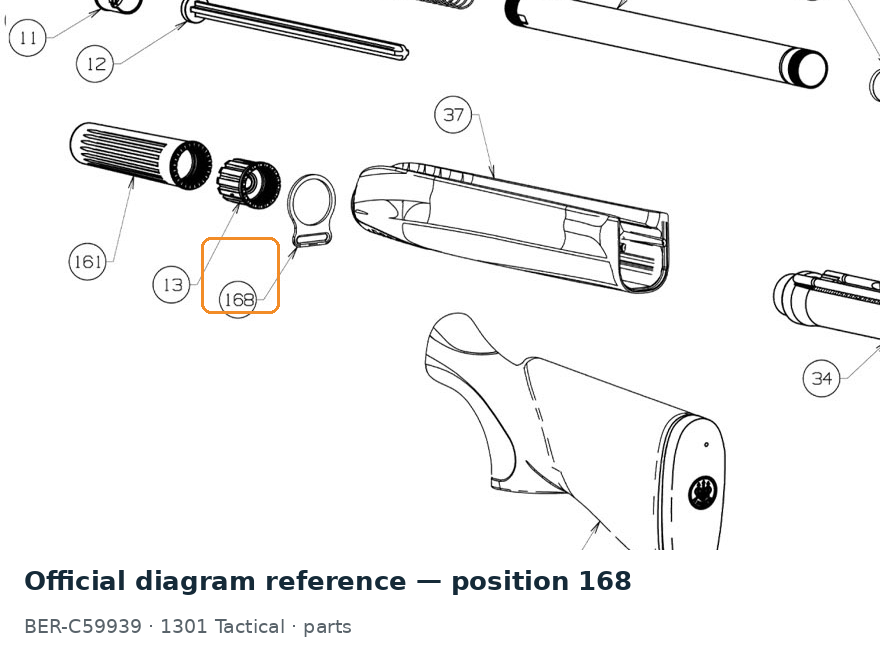 Beretta Xtrema 1301 Front Swivel