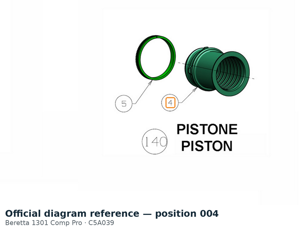 Beretta A400 Xtreme Piston