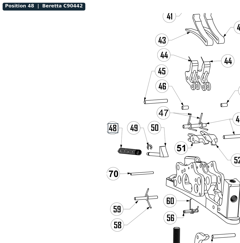 Beretta 486-AUTO Safe Cam Spring