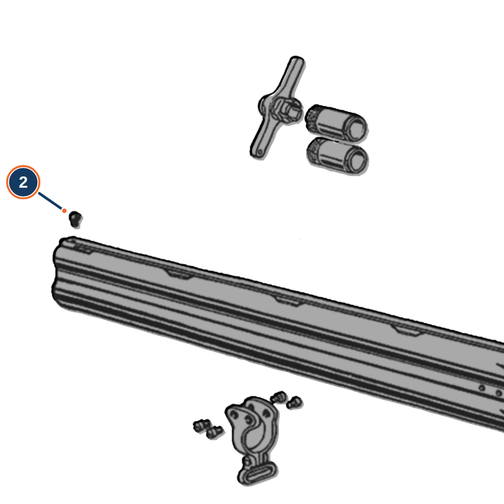 Beretta 686 / 687 / Ultraleggero / A300 Nickel Bead Front Sight - Round