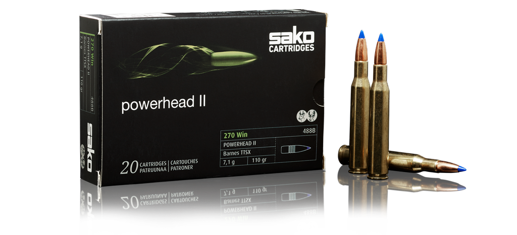 Sako .30-06 180gr Powerhead II Barnes Tipped TSX