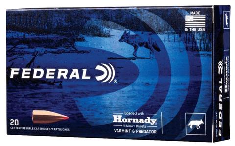 Federal .22-250 REM Hornady 55gr V-MAX TP
