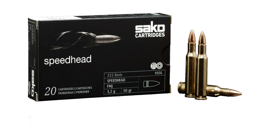 Sako .222REM 50gr Range Speedhead FMJ