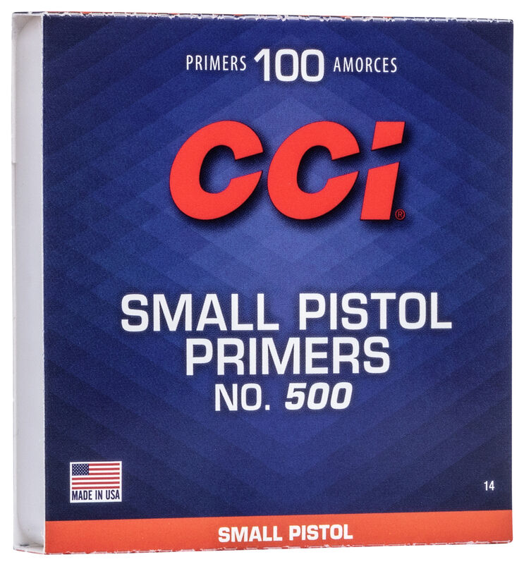 CCI 500 Standard Small Pistol Primer