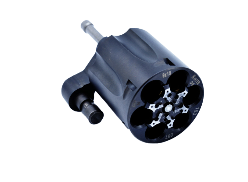 Korth Changeable Cylinder - 9mm, 6 Shot
