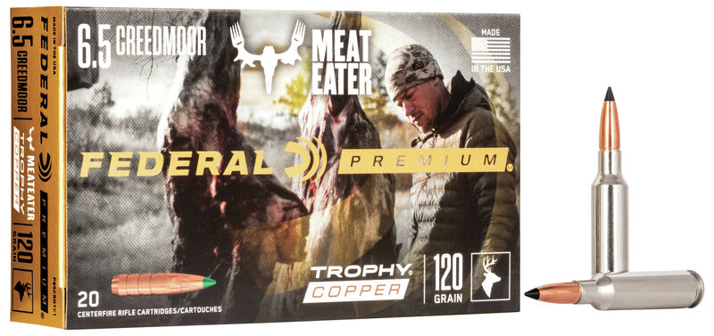 Federal 6.5 Creedmoor 120gr Trophy Copper