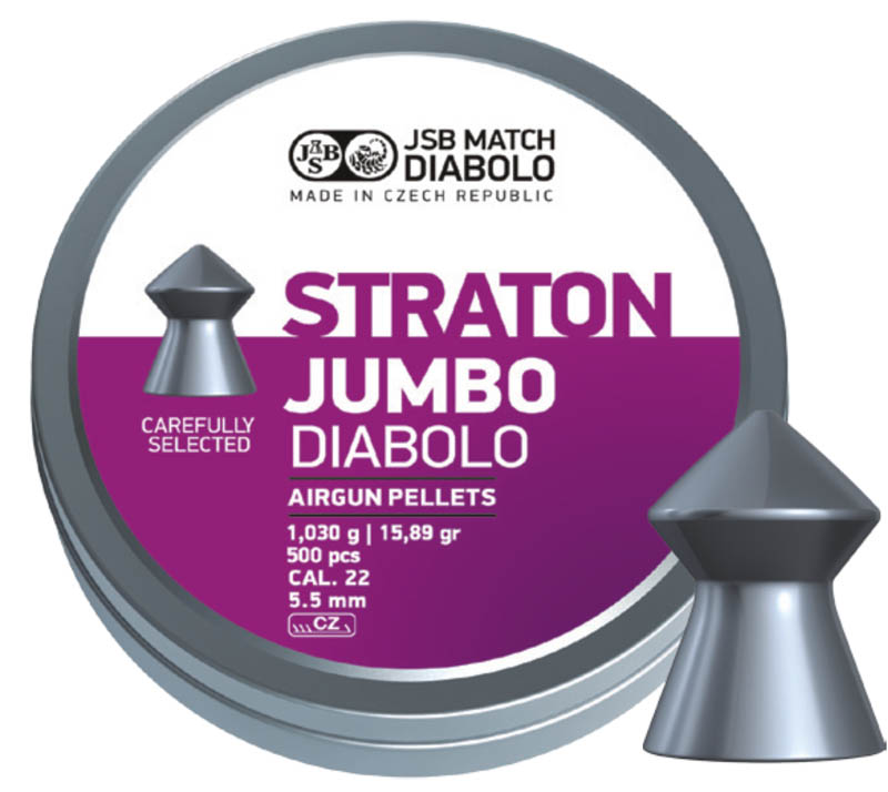 JSB Straton Jumbo .22 - 500 Pellets
