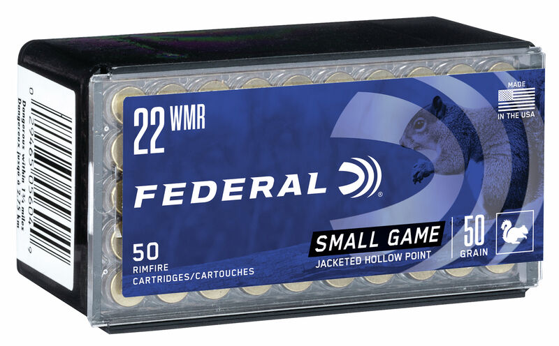 Federal .22 WMR 50gr JHP