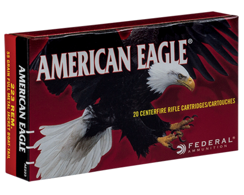 Federal .223REM 55gr American Eagle FMJ BT