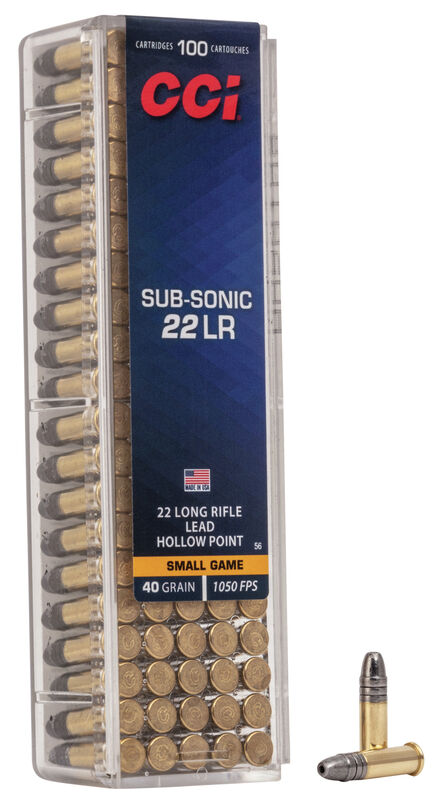 CCI .22LR 40gr Subsonic