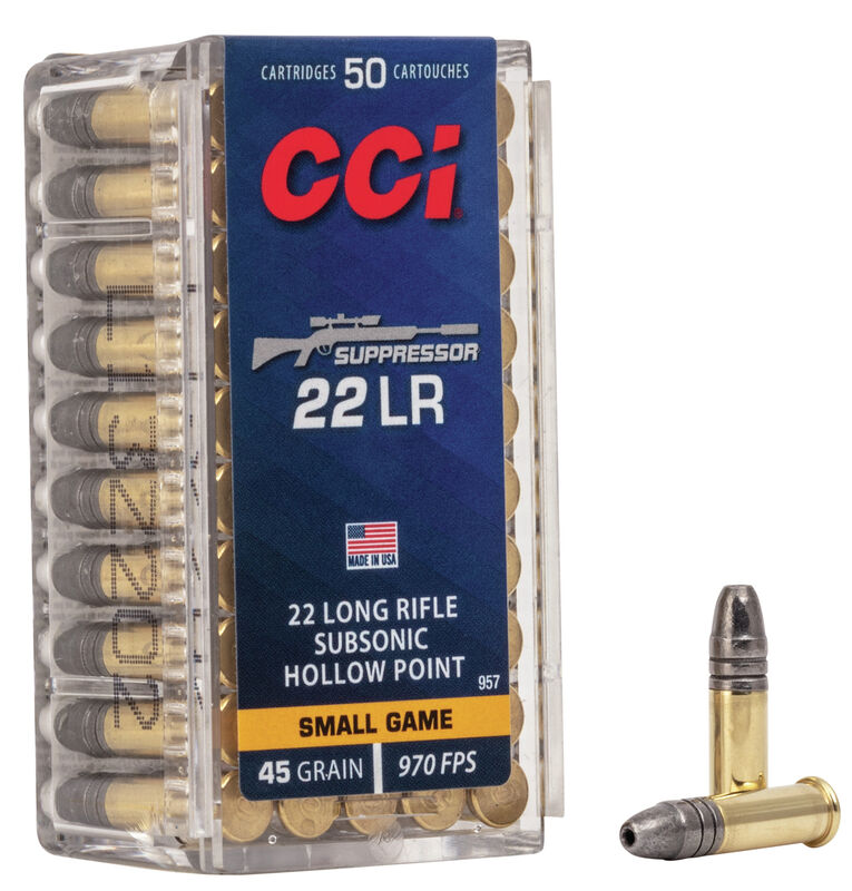 CCI .22LR 45gr Suppressor