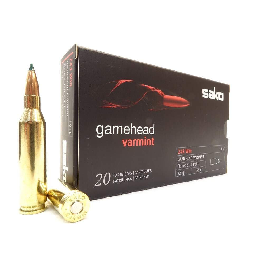 Sako .243WIN 55gr Gamehead Varmint Tipped SP