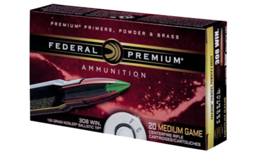 [FED-P308F] Federal .308WIN 150gr Nosler Ballistic Tip