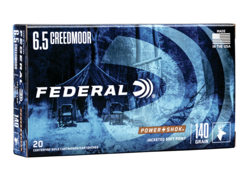 [FED-65CRDB] Federal 6.5 Creedmoor 140gr PowerShok JSP