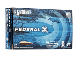 [FED-V65CRDVM95] Federal 6.5 Creedmoor 95gr Hornady V-Max