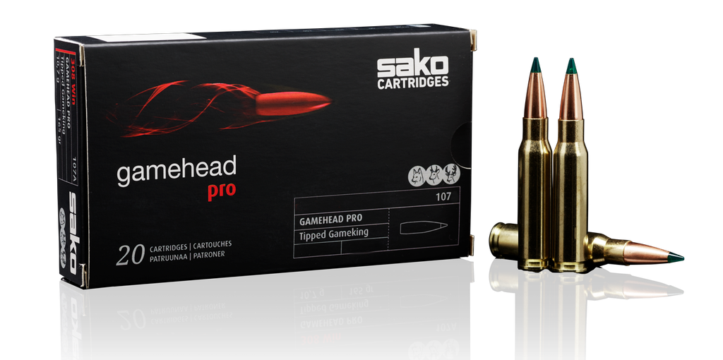 [SAK-P619107H] Sako 6.5x55SE 130gr Gamehead Pro