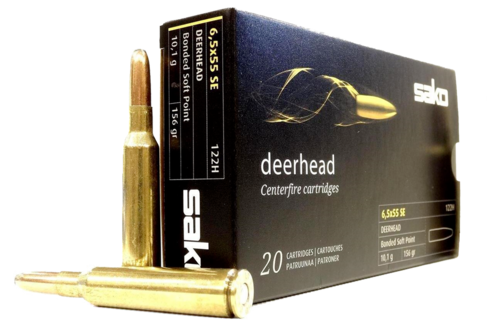 [SAK-P619022H] Sako 6.5x55SE 156gr SP Deerhead