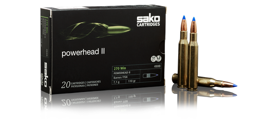 [SAK-P631097A] Sako .30-06 180gr Powerhead II Barnes Tipped TSX