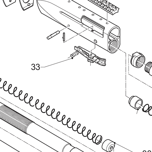 [BEN-G0126200] Benelli M2 Carrier Latch Spring (058J)