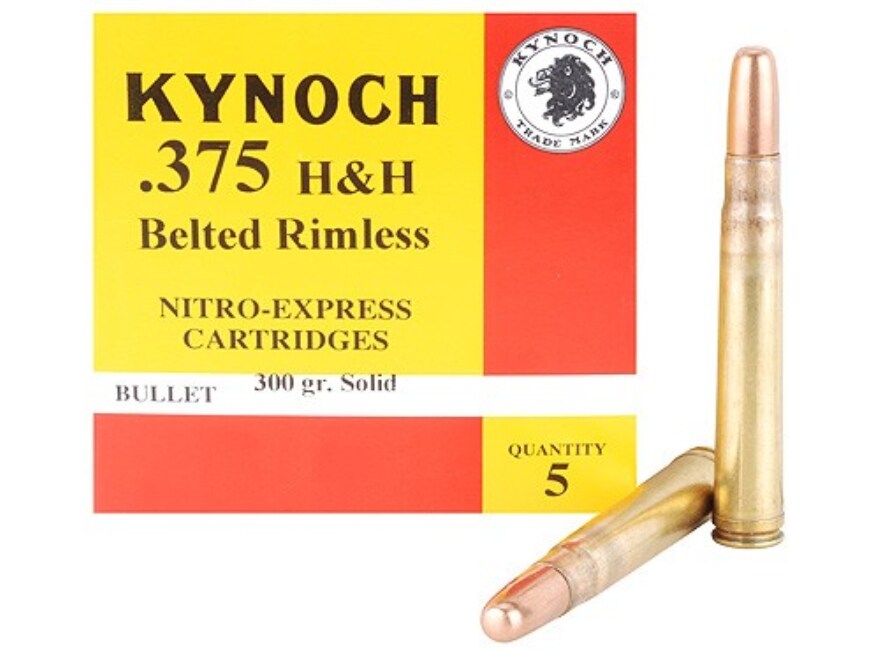 [KYN375HS] Kynoch .375 H&H 300gr Solid