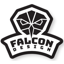 [FDS1X50W] Falcon Design Sticker White