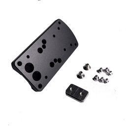 Walther Colt 1911 Red Dot Mounting Plate and Rear Sight