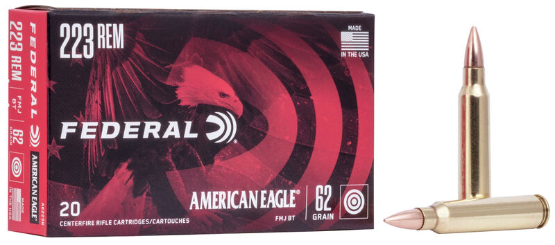 [FED-AE223N] Federal .223REM 62gr American Eagle FMJ