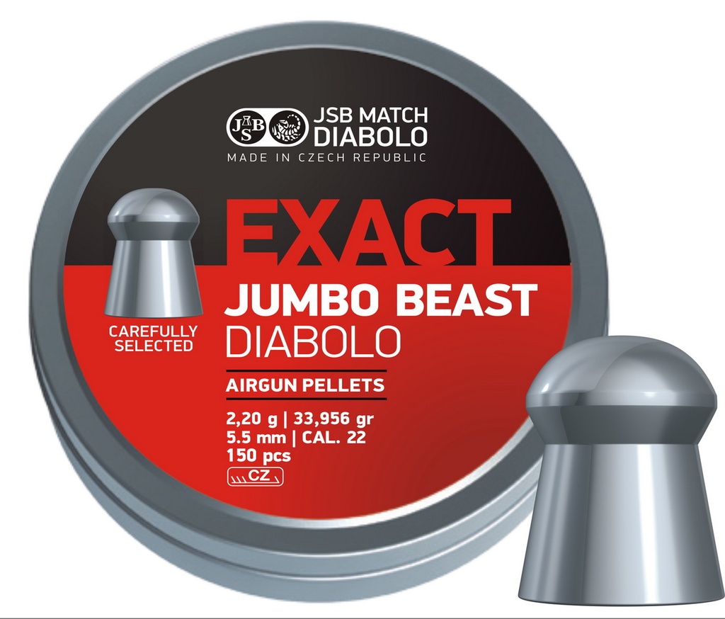 [JSBEXB22] JSB Jumbo Exact Beast .22 - 150 Pellets