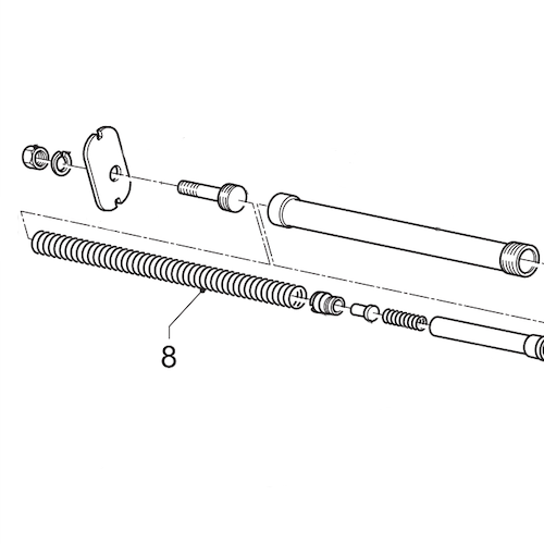 [BEN-G0218100] Benelli M2 Recoil Spring - 054B