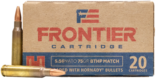 [HORN-FR320] Hornady 5.56mm NATO 75gr Match Frontier BT HP