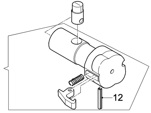 [BEN-90003100] Benelli M2 Extractor Pin (035A)