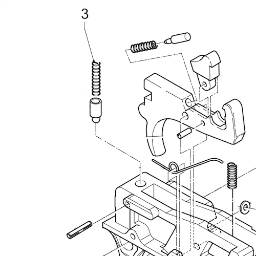 [BEN-G0032001] Benelli M2 Safety Spring - 007A