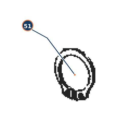[BER-C58968] Beretta A391 Piston Bush Snap Ring