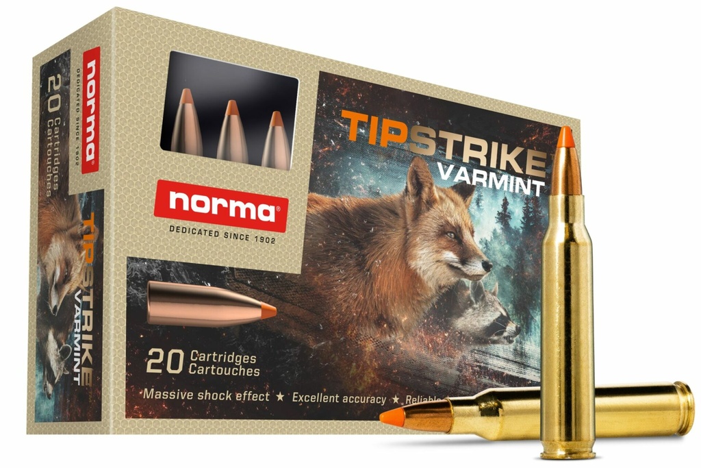 [NOR-20157352] Norma .223 REM 55gr Tipstrike