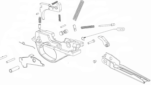 [STO-Y110TAZ01] Stoeger M3000/M3K/M3500 Trigger Guard Pin Spring D Clip (T23)