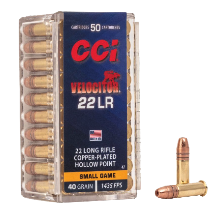 [CCI47] CCI .22LR 40gr Velocitor HP