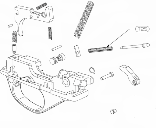 [STO-Y135TAY01] Stoeger M3K/M3500/M3000 Carrier Spring (T25)
