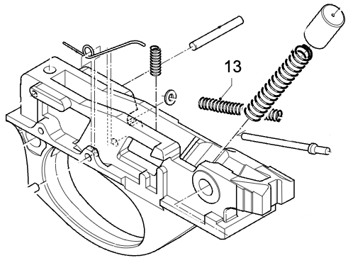 [BEN-G0124200] Benelli M2 Carrier Spring (021J)