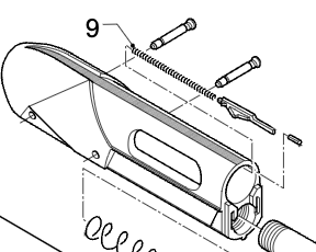 [BEN-G0114300] Benelli Supernova Ejector Pin Spring (046N)