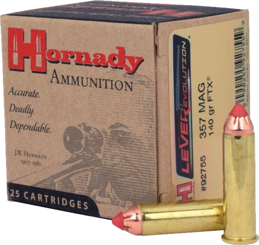 [HORN-92755] Hornady .357 MAG 140gr Flex Tip LEVERevolution