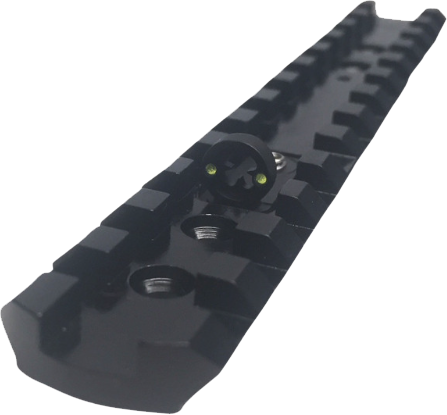 [RPP-34] RPP Cloverleaf Peep Sight 5" Picatinny Rail Scope Mount — Rifle Calibres