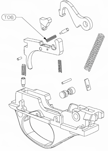 [STO-Y135TAY03] Stoeger M3000 Disconnector Plunger Spring (T06)