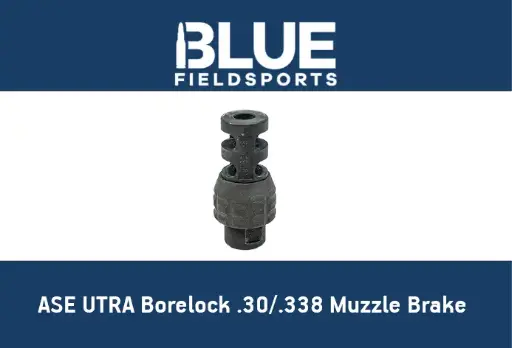 ASE UTRA Borelock .30/.338 Muzzle Brake 5/8'x24 UNEF (USED) 